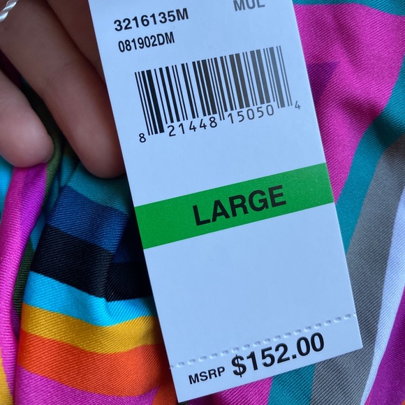 NWT Louvre Swim Tunic Multicolored Sizes: M and L - Picture 3 of 3